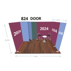 Modułowe Stoisko Modulate™ Stand 12m² - Design 1